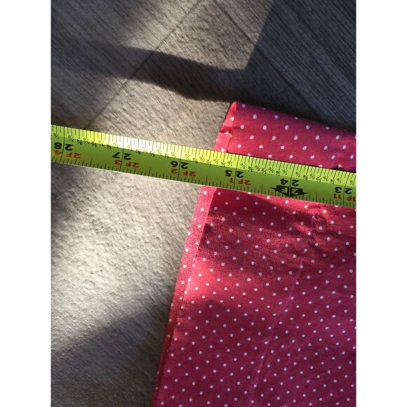 Talbots Womens Chatham Ankle Pants Size 10 Polka Dot Cotton Blend Pink - Picture 6 of 6